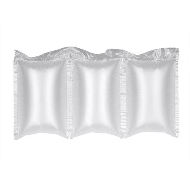 Bolsa de almohada de aire a prueba de golpes con diseño de línea de rasgado para alimentos
