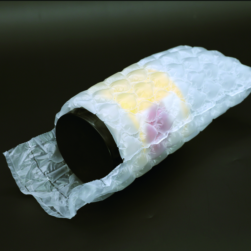 Bolsa de columna de aire portátil transparente para productos frágiles