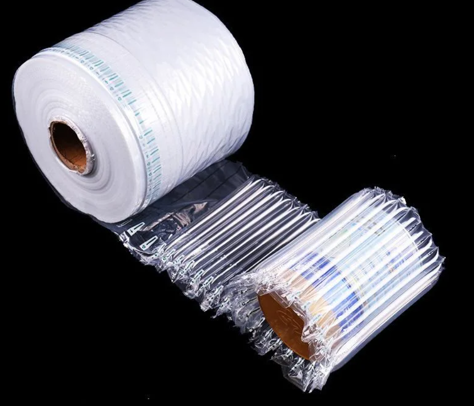Bolsa de columna de aire a prueba de humedad con diseño de rasgado para cosméticos