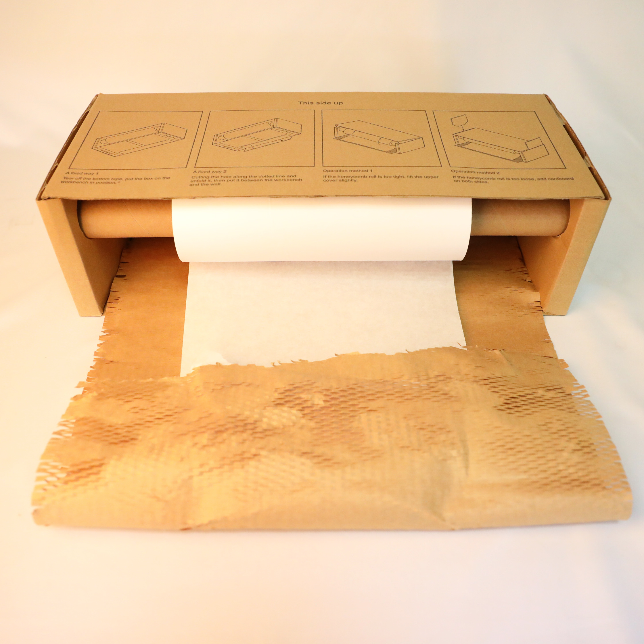Papel Compostable Graph Honeycomb para embalaje