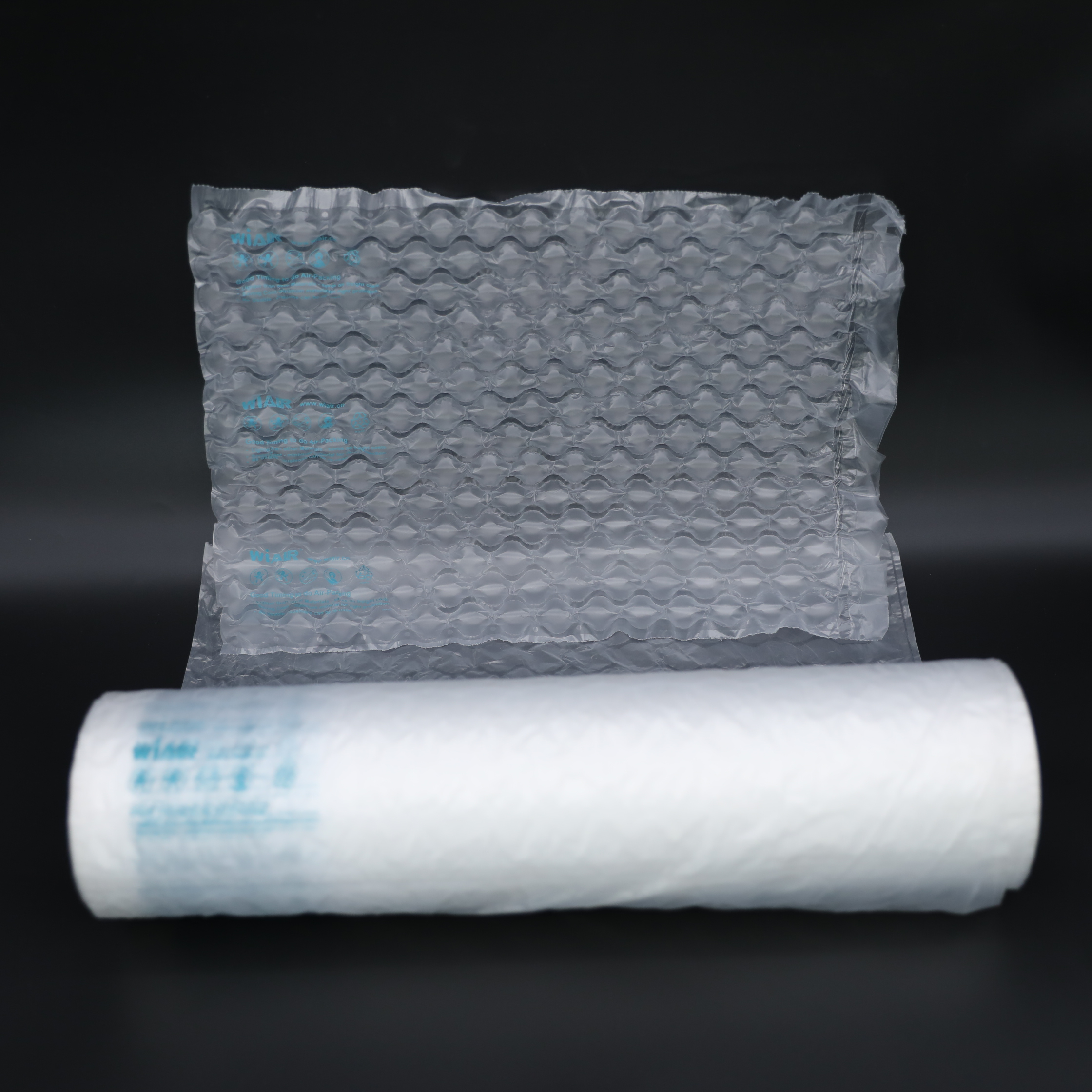 Película de cojín de aire de PE transparente para embalaje exprés